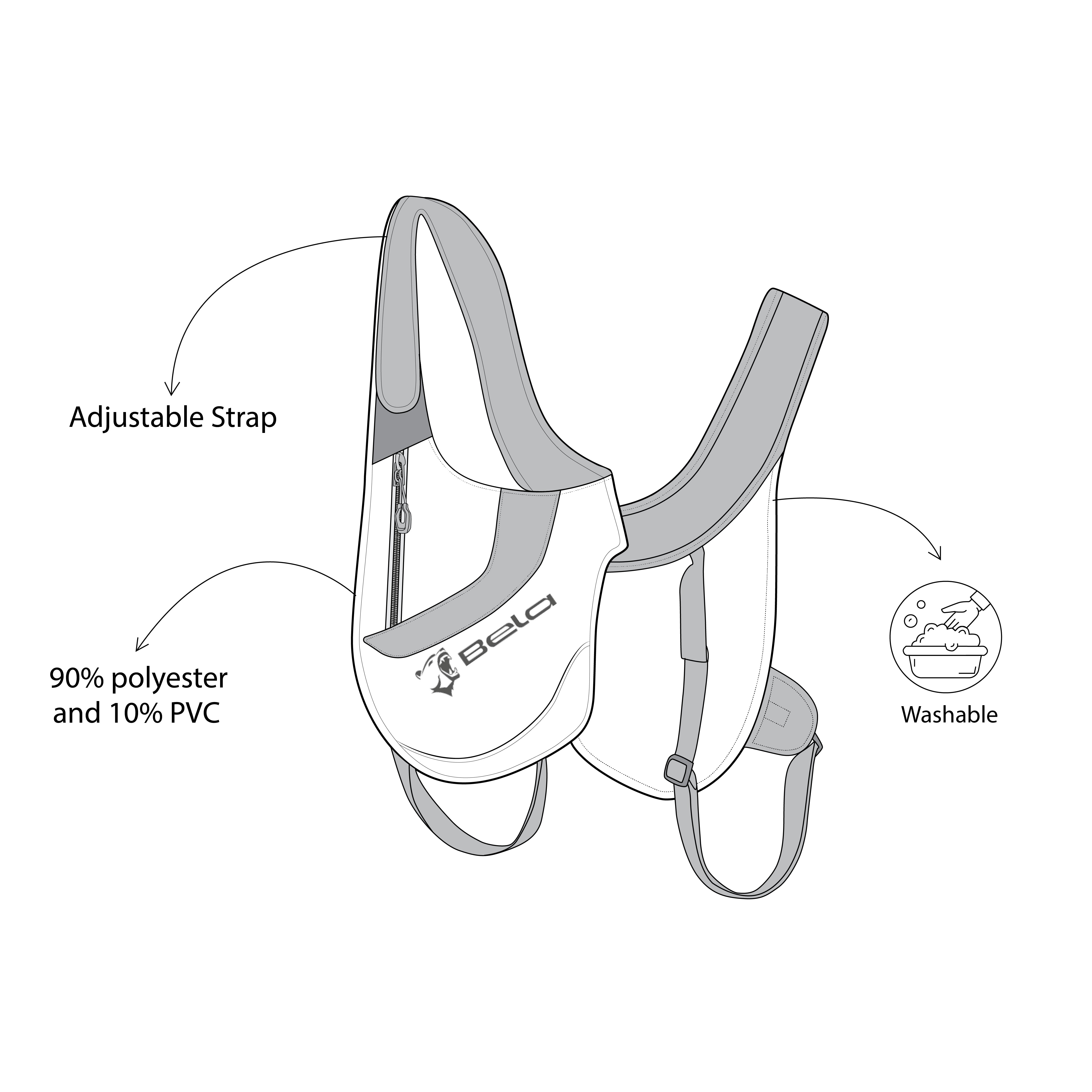 BELA Road Runner Holster Bag Black - Motorcycle Bag