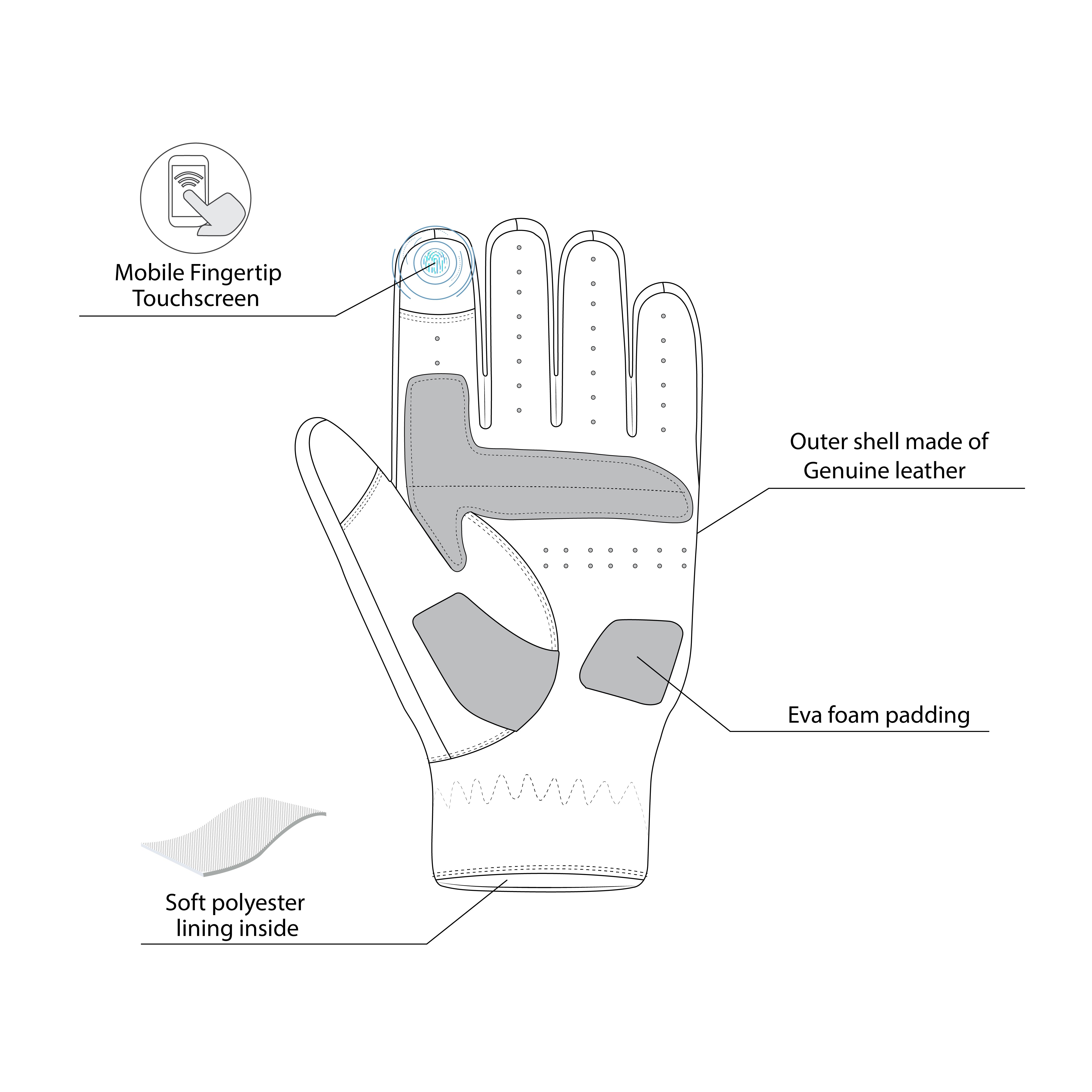 BELA Impact Summer Gloves - Brown