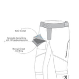 BELA Tour To Snow Motorcycle Textile Pant - Black Ice Red