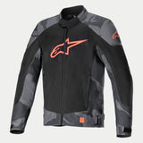 Alpinestars T-Sp X Superair Motorcycle Jacket Grey Camo Red Fluo