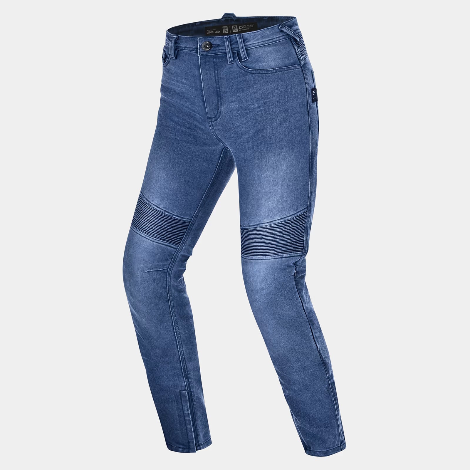 SHIMA ZENITH LADY MOTORCYCLE RIDING JEANS BLUE