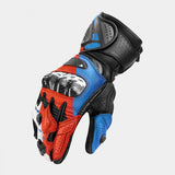 SHIMA RS-3 MEN MOTORCYCLE GLOVES BLACK BLUE RED