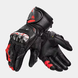 SHIMA RS-3 MEN MOTORCYCLE GLOVES BLACK RED