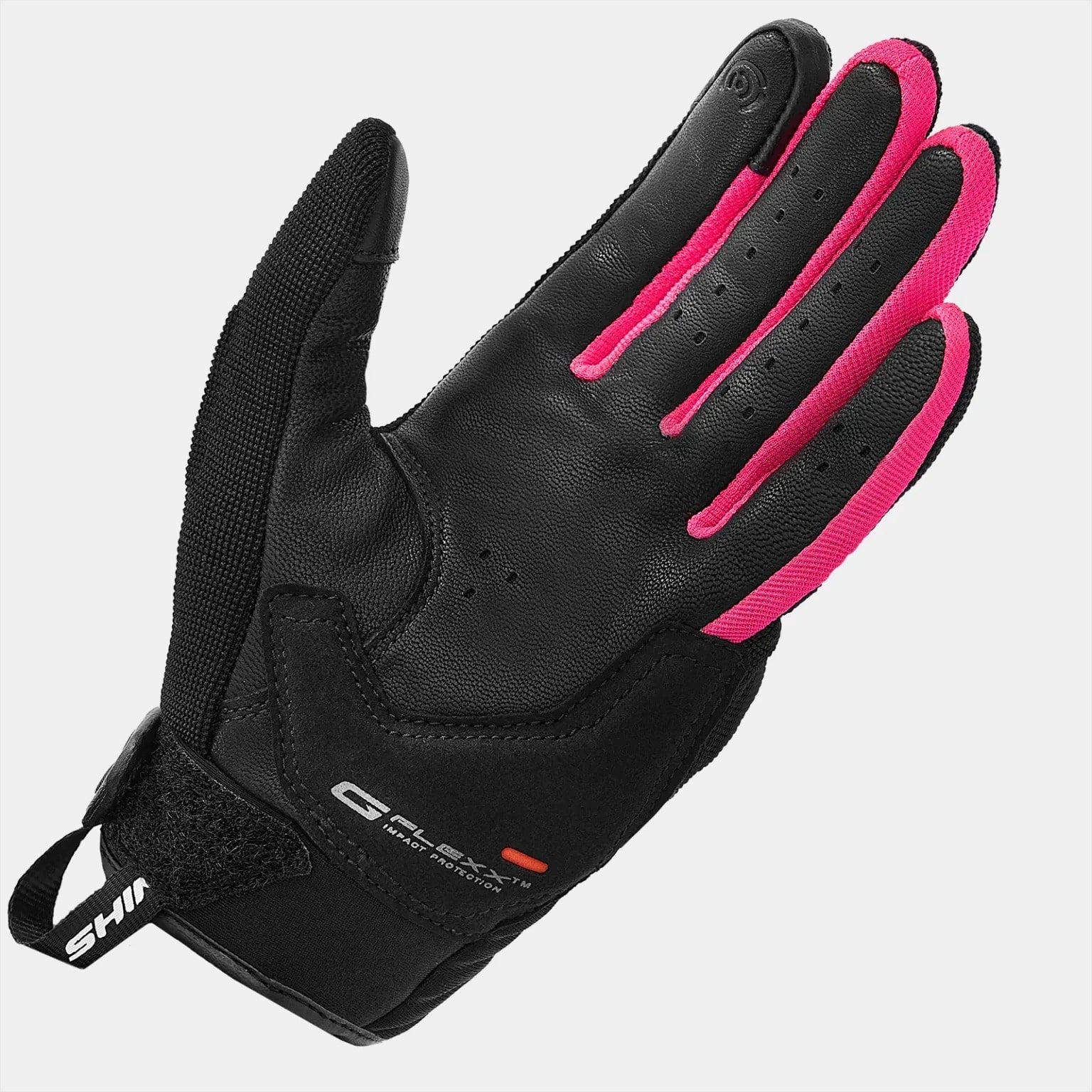 SHIMA SONIC LADY Mujer De Moto Guantes Cuero Negro Rosa