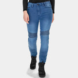 SHIMA ZENITH LADY MOTORCYCLE RIDING JEANS BLUE