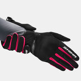 SHIMA SONIC LADY MOTORCYCLE LEATHER GLOVES BLACK PINK