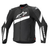 Alpinestars T-GP Plus R V4 Motorcycle Jacket Black White