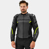 SHIMA BANDIT 2.0 MEN MOTORCYCLE LEATHER JACKET FLUO