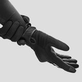 SHIMA SONIC LADY MOTORCYCLE LEATHER GLOVES BLACK WHITE