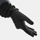 SHIMA SONIC LADY MOTORCYCLE LEATHER GLOVES BLACK