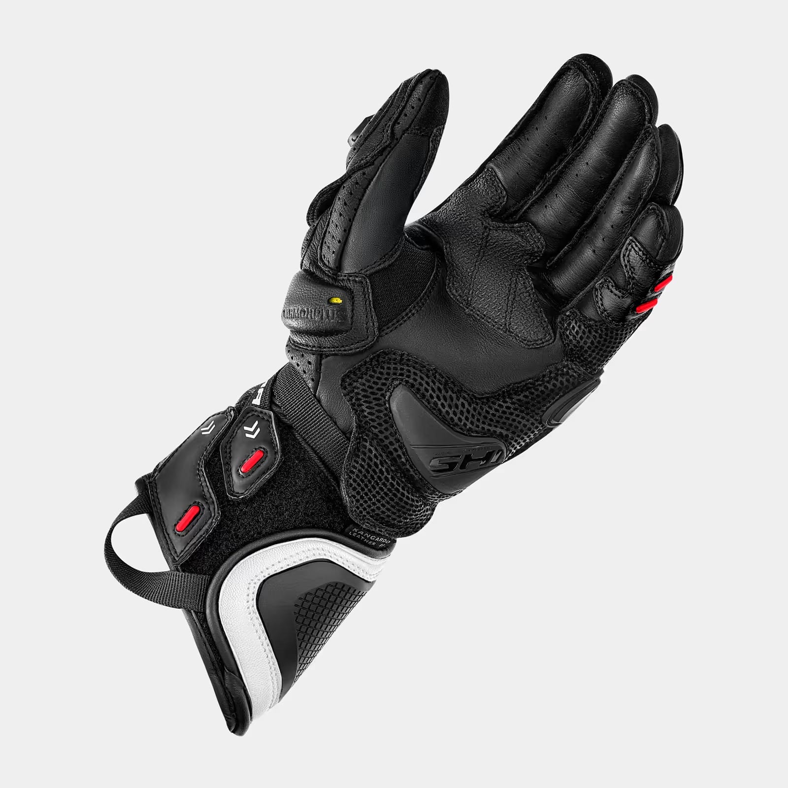 SHIMA RS-3 MEN MOTORCYCLE GLOVES BLACK WHITE