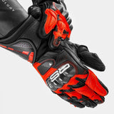 SHIMA RS-3 MEN MOTORCYCLE GLOVES BLACK RED FLUO