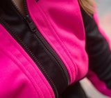 SHIMA DAYBREAKER LADY MOTORCYCLE SWEATSHIRT HOODIE BLACK/PINK