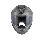 KAPPA KV50 MOTO MODULAR CASCO BASICO GRIS BRILLO - CASCO