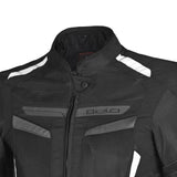 BELA Sprinter Textile Motorbike Jacket Black/White/Grey