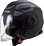 LS2 OF570 VERSO MARKER MATT BLACK TITANIUM - SECURTEX MOTOR SL (t/a MaximoMoto)
