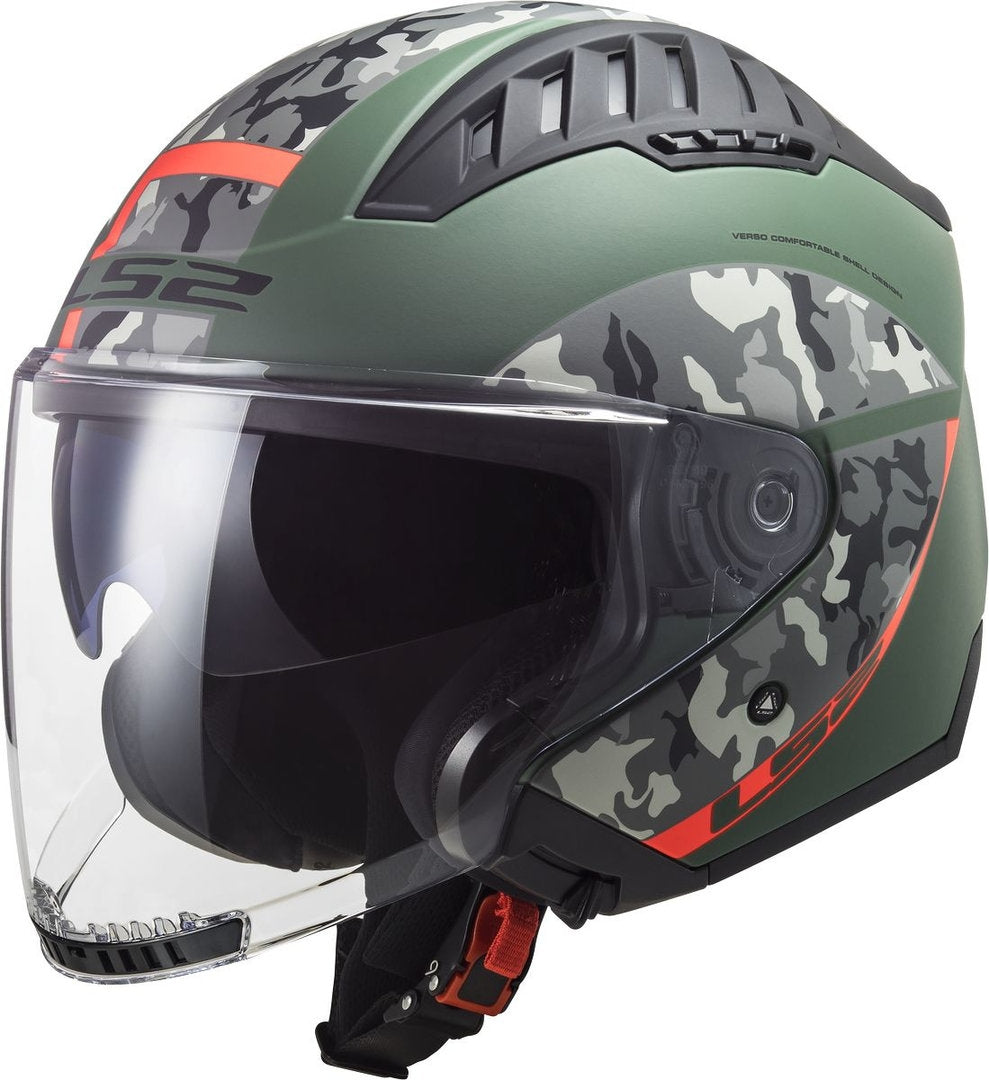 LS2 OF600 COPTER CRISPY M.MILITARY GREEN ORANGE - SECURTEX MOTOR SL (t/a MaximoMoto)
