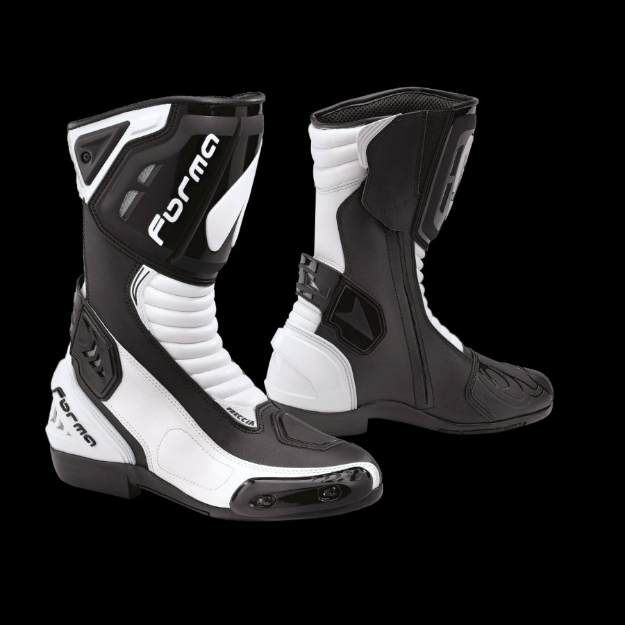 FORMA- FRECCIA BLACK/WHITE BOOTS - SECURTEX MOTOR SL (t/a MaximoMoto)