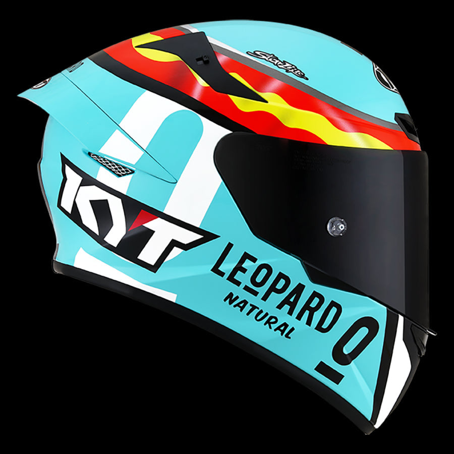 KYT- TT-COURSE REPLICA LEOPARD SPANIARD HELMETS - SECURTEX MOTOR SL (t/a MaximoMoto)