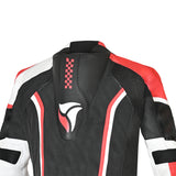 R Tech Hawk 1PC Motorcycle Racing Suit Black White Red