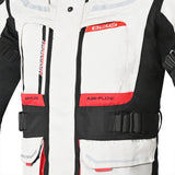 Bela Transformer Motorcycle Touring Water-Resistant Jacket White Black Red