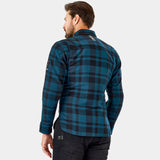 SHIMA RENEGADE 2.0 MEN CHECKED MOTORCYCLE SHIRT BLUE