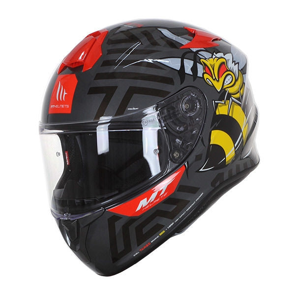 MT- FF106 TARGO BEE B5 RJ FLUOR SHINE HELMET - SECURTEX MOTOR SL (t/a MaximoMoto)