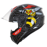MT- FF106 TARGO BEE B5 RJ FLUOR GLOSS HELMET