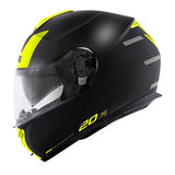 givi x20 expedition evo full face modular motorcycle helmet black yellow
