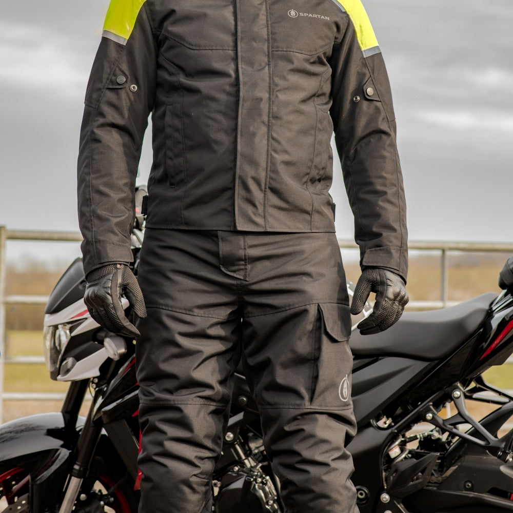 OXFORD- Spartan Long WP Textile Pants Black - SECURTEX MOTOR SL (t/a MaximoMoto)