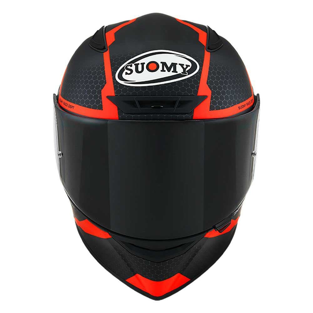 SUOMY-HELMET TRACK-1 REACTION MATT ANTHRACITE/RED E06 - SECURTEX MOTOR SL (t/a MaximoMoto)