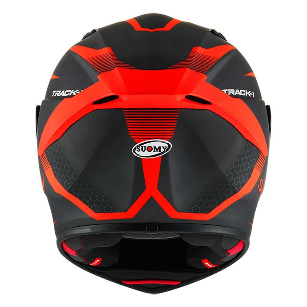 SUOMY-HELMET TRACK-1 REACTION MATT ANTHRACITE/RED E06 - SECURTEX MOTOR SL (t/a MaximoMoto)
