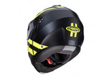 CABERG-HELMET DUKE 2 SUPERLEGEND MATT BLACK/YELLOW FLUO - SECURTEX MOTOR SL (t/a MaximoMoto)
