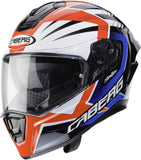 CABERG-Helmet DRIFT EVO MR55 WHITE/RED/BLUE - SECURTEX MOTOR SL (t/a MaximoMoto)