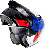 Foldable helmet with one-handed operation