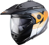 CABERG-Helmet Tourmax Titan MATT/GUN/METAL/ORANGE/WHI - SECURTEX MOTOR SL (t/a MaximoMoto)