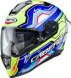 CABERG-Helmet DRIFT EVO LB29 BLACK/YELLOW FLUO/BLUE - SECURTEX MOTOR SL (t/a MaximoMoto)