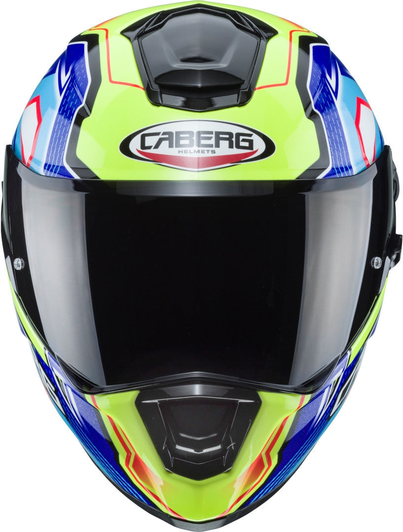 CABERG-Helmet DRIFT EVO LB29 BLACK/YELLOW FLUO/BLUE - SECURTEX MOTOR SL (t/a MaximoMoto)