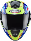 CABERG-Helmet DRIFT EVO LB29 BLACK/YELLOW FLUO/BLUE - SECURTEX MOTOR SL (t/a MaximoMoto)