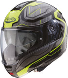 CABERG-Levo Flow Helmet BLACK/ANTHRACITE/YELLOW - SECURTEX MOTOR SL (t/a MaximoMoto)