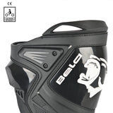 BELA RACE PRO MOTORCYCLE RACING LEATHER BOOTS BLACK