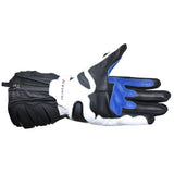 R-TECH - Hawk Leather Glove Black/Blue - SECURTEX MOTOR SL (t/a MaximoMoto)