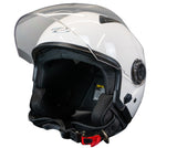 ZEUS-JET HELMET ZS-617 White - SECURTEX MOTOR SL (t/a MaximoMoto)