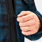 SHIMA RENEGADE 2.0 MEN CHECKED MOTORCYCLE SHIRT BLUE