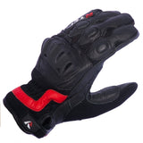 R-TECH - Vibo Leather Glove Black/Red - SECURTEX MOTOR SL (t/a MaximoMoto)