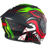 SMK- STELLAR ANIMAL DECORATED MATTE YELLOW(MA234) - SECURTEX MOTOR SL (t/a MaximoMoto)