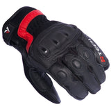 R-TECH - Vibo Leather Glove Black/Red - SECURTEX MOTOR SL (t/a MaximoMoto)