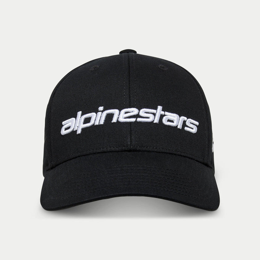 Alpinestars Linear Wordmark 2.0 Snapback Hat Black White