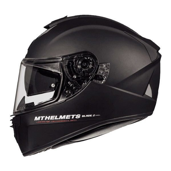 MT F107SV BLADE 2 SV SOLID A1 MATT BLACK HELMET - SECURTEX MOTOR SL (t/a MaximoMoto)