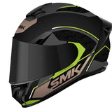SMK- TYPHOON RD1 MATTE DECORATED (MA264) FULL FACE MOTORCYCLE RACING HELMET
